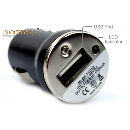 Araç Oto Çakmaklık Usb Şarj Cihazı 1A